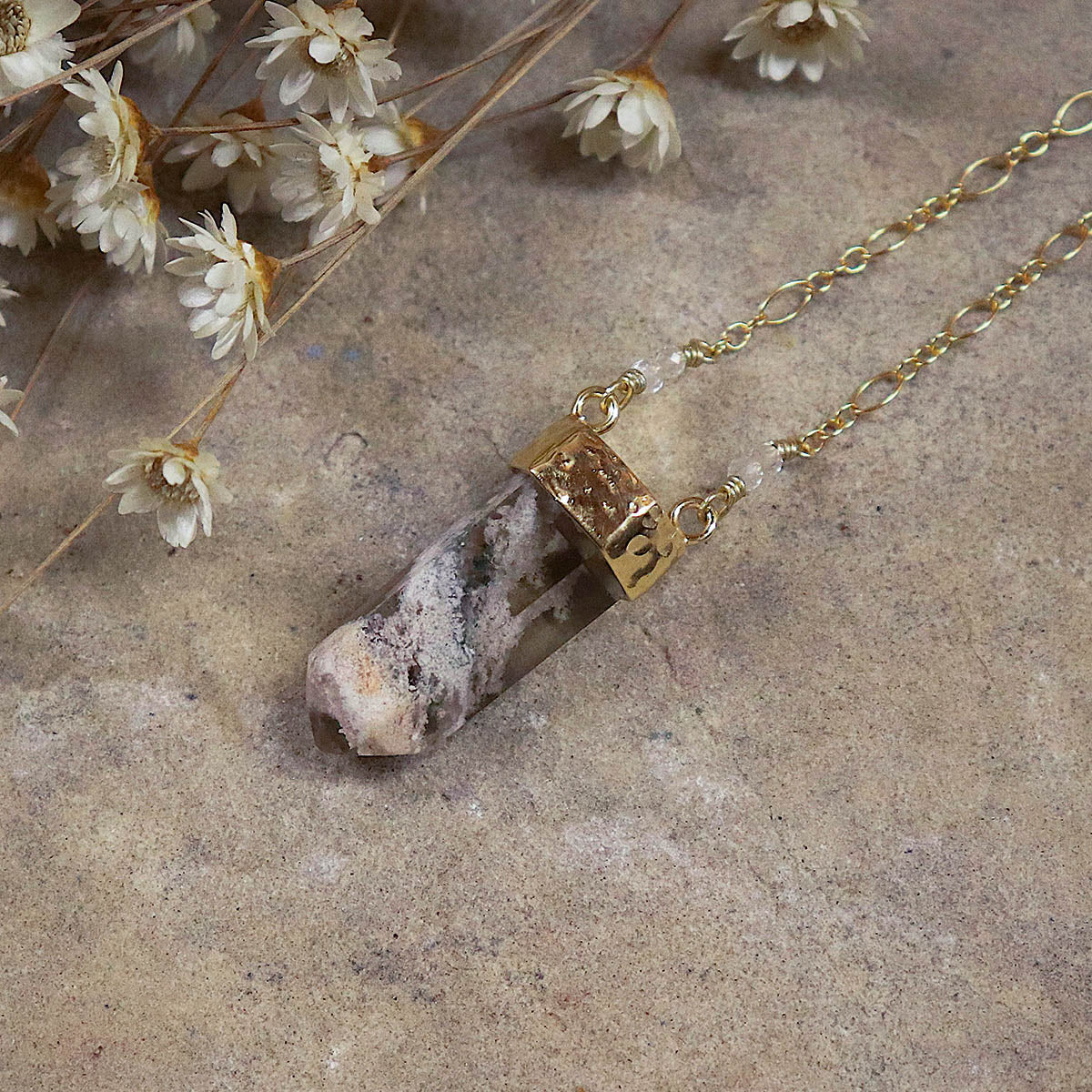 Rose Phantom Wand Necklace