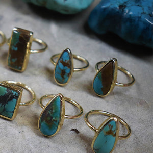 Royston Turquoise Elfin Ring