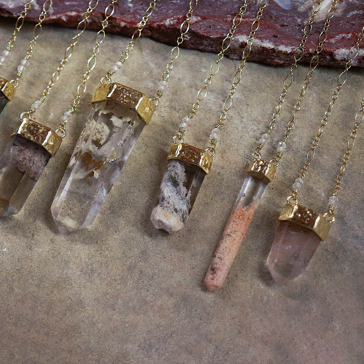 Rose Phantom Wand Necklace