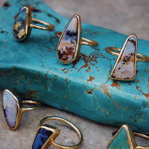 Boulder Opal Elfin Ring