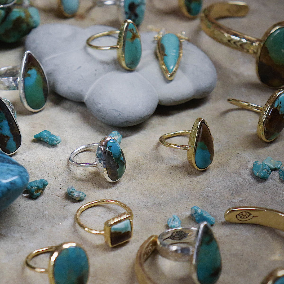 Royston Turquoise Elfin Ring