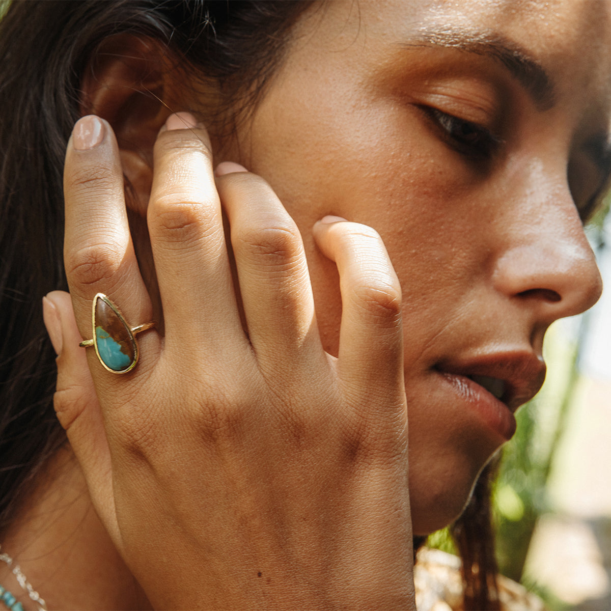Royston Turquoise Elfin Ring