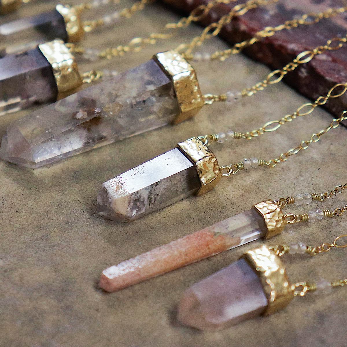 Rose Phantom Wand Necklace