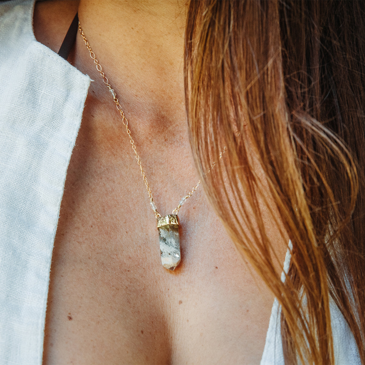 Rose Phantom Wand Necklace