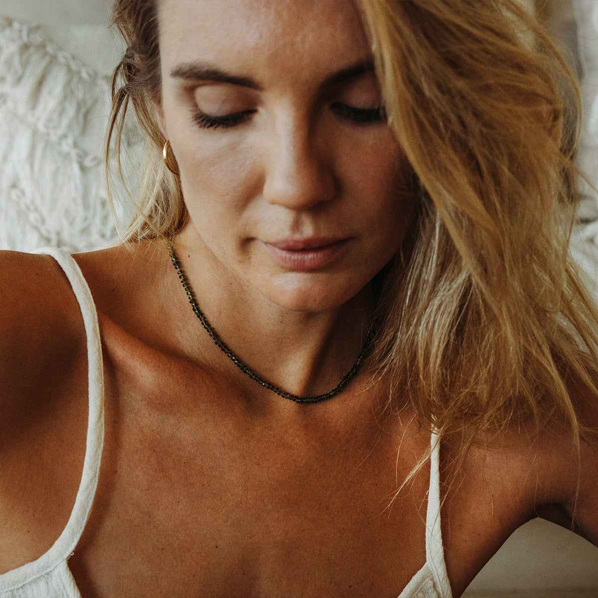 moldavite  || Gemstone Necklace