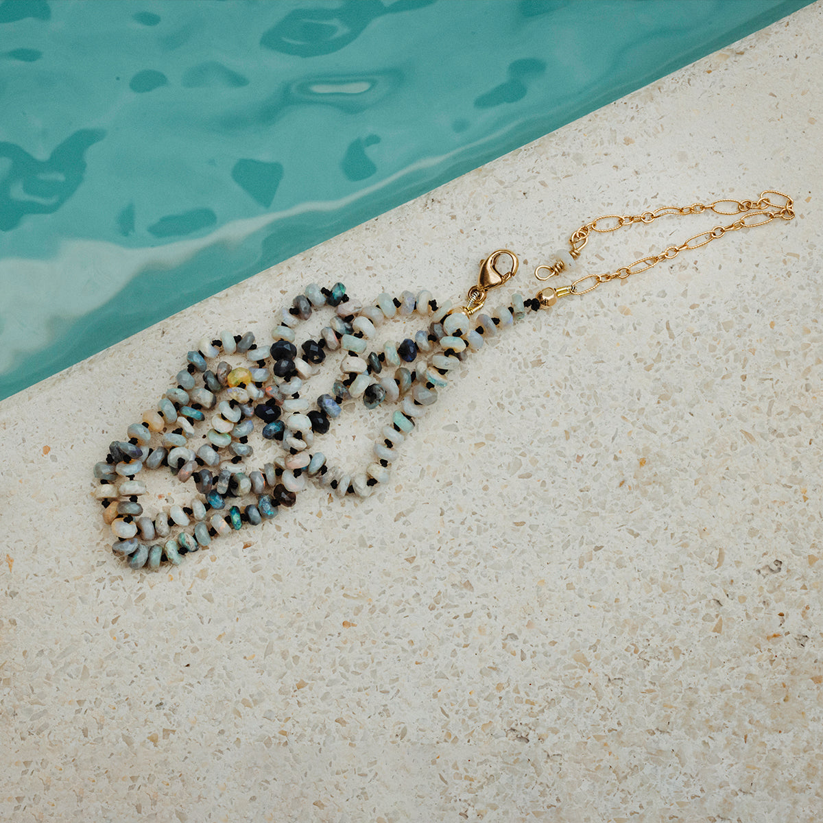 boulder opal || Gemstone Necklace