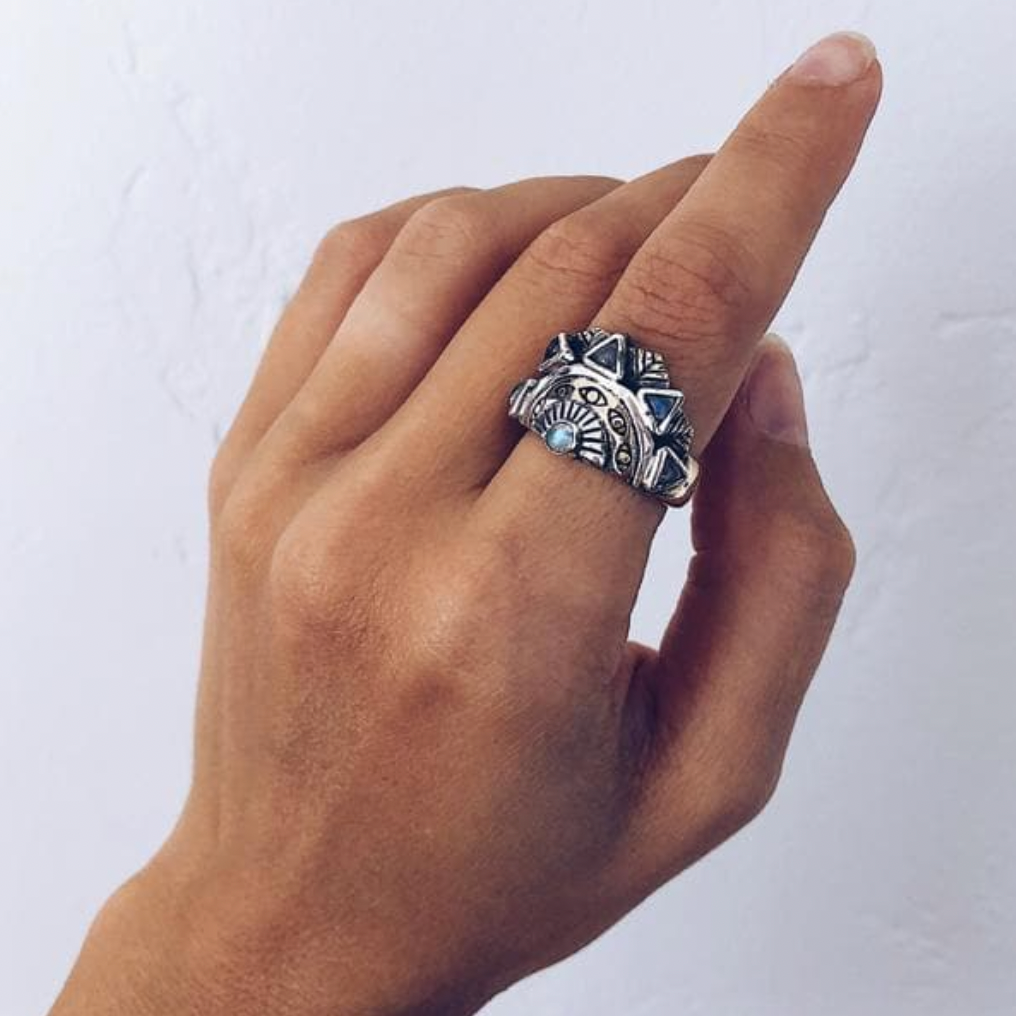 Sunbeam Ring || Labradorite