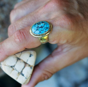 Turquoise Earth Ring- pre order only!