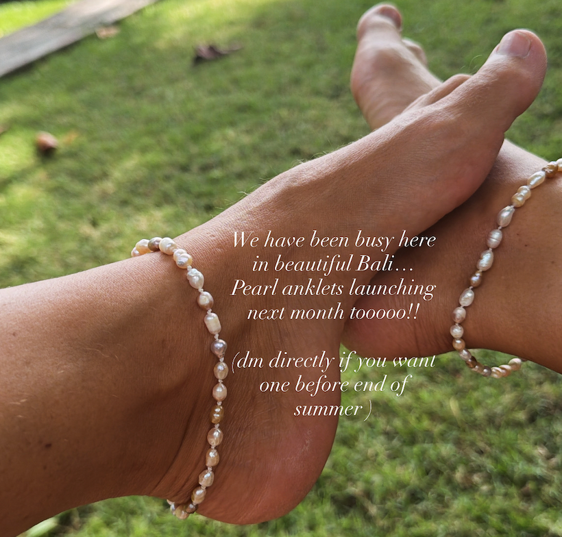 pearl || Anklet