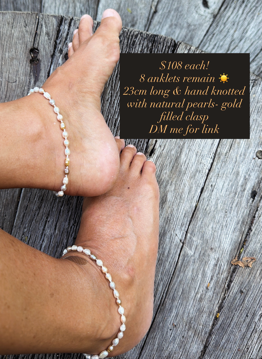 pearl || Anklet
