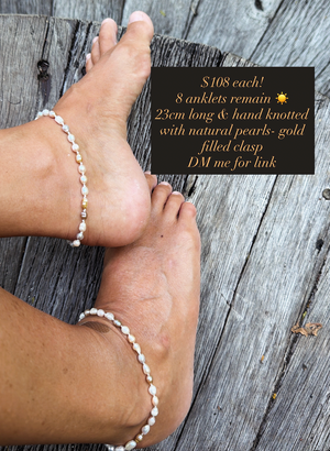 pearl || Anklet