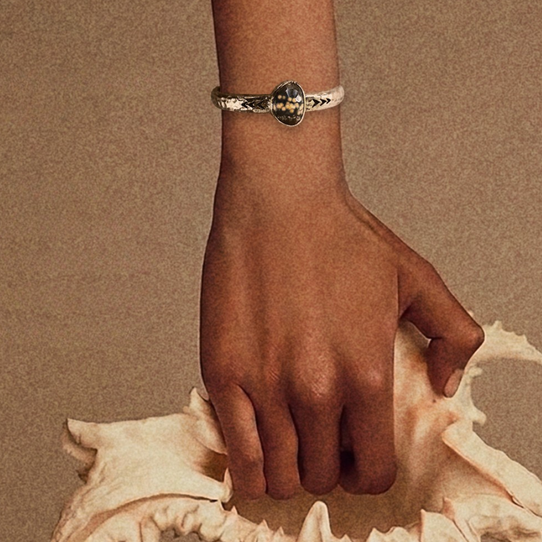 heirloom cuff || ocean jasper