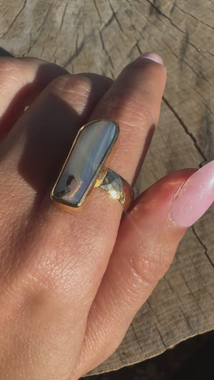 Boulder Opal Ring