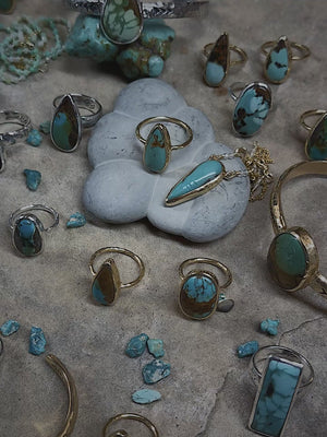 Royston Turquoise Elfin Ring