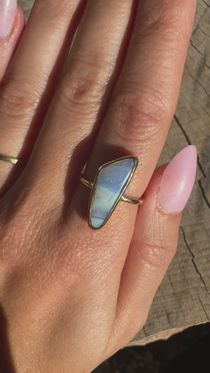 Boulder Opal Elfin Ring