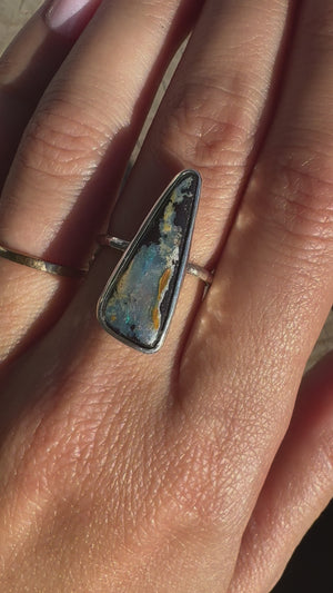 Boulder Opal Elfin Ring