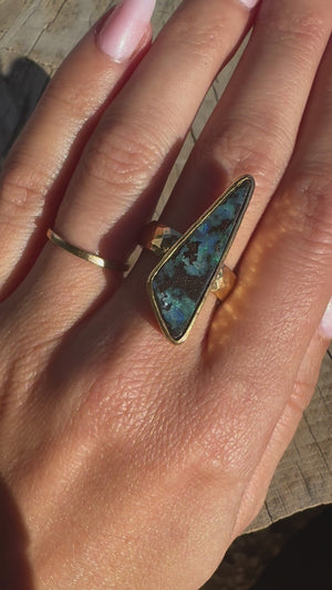 Boulder Opal Ring