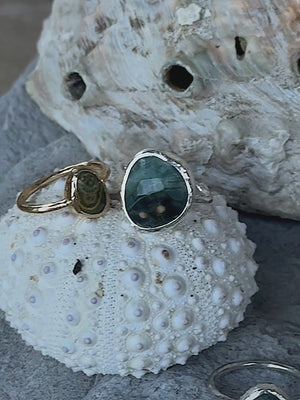 Ocean Jasper Elfin Ring