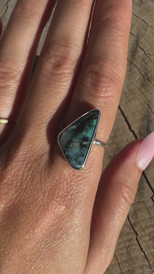 Boulder Opal Elfin Ring