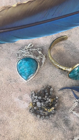 galaxy diamond || Gemstone Necklace