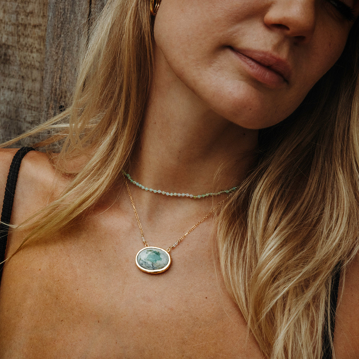 chrysoprase || Gemstone Necklace