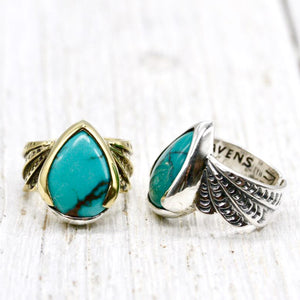 Winged Ring || Turquoise