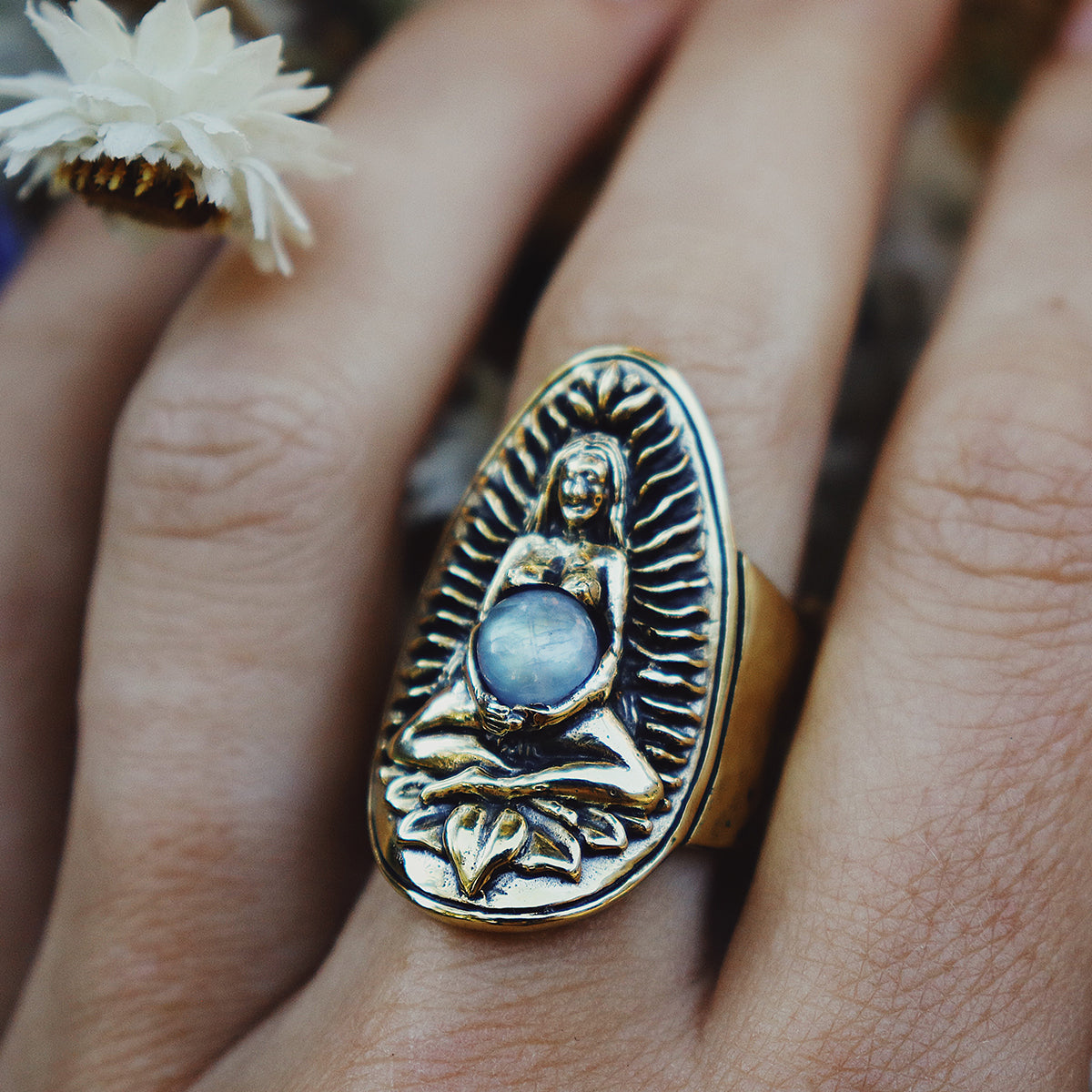 Goddess Ring :: Brass