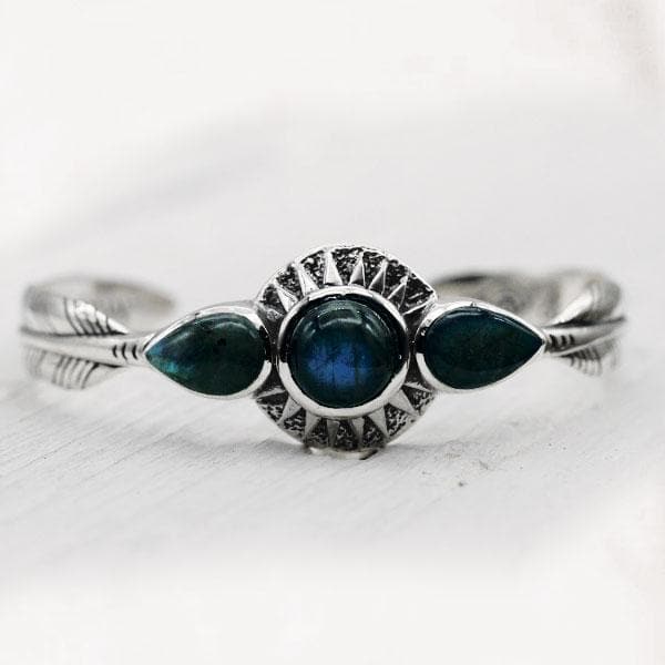 Radiate Cuff || Labradorite