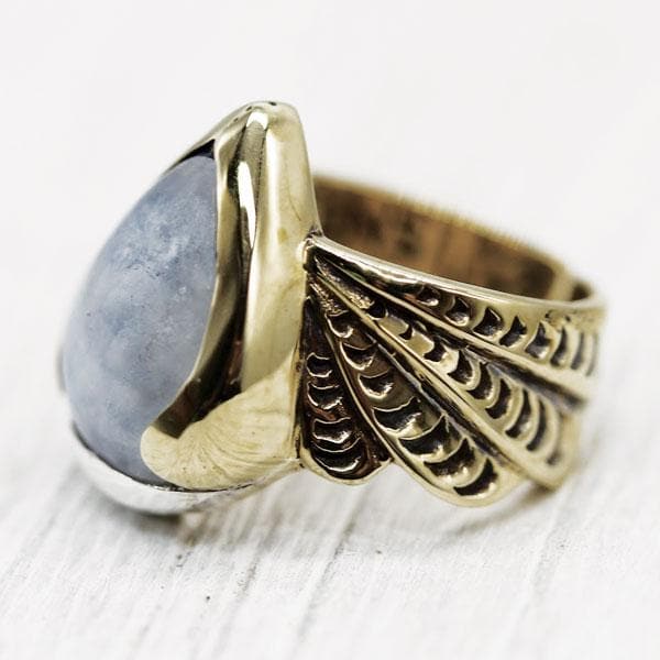 【Bahgsu Jewels】Winged Moonstoneリング Winged Ring || Moonstone - Bahgsu