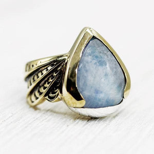 Winged Ring || Moonstone