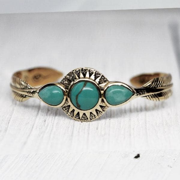 Radiate Cuff || Turquoise