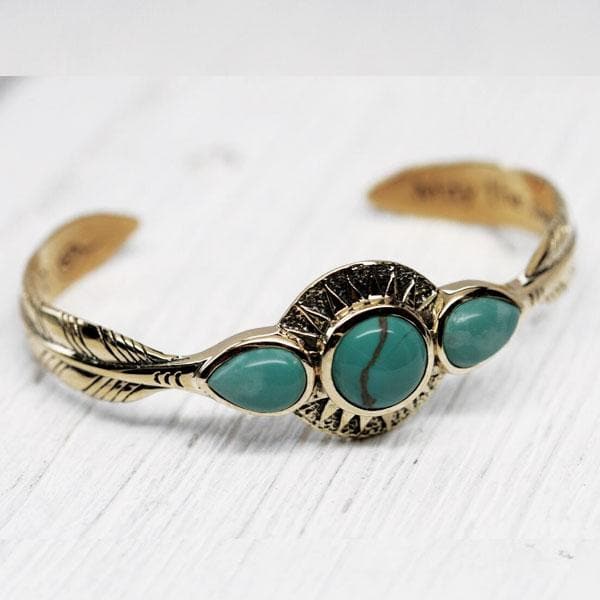 Radiate Cuff || Turquoise