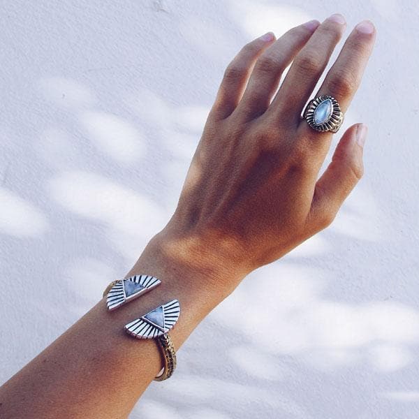 Shape Shift Cuff || Moonstone