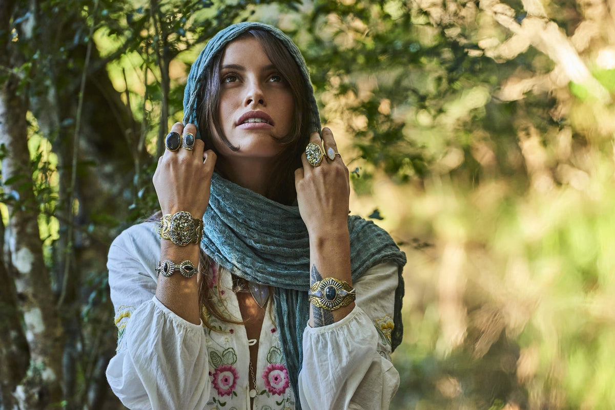 Rebirth Cuff || labradorite