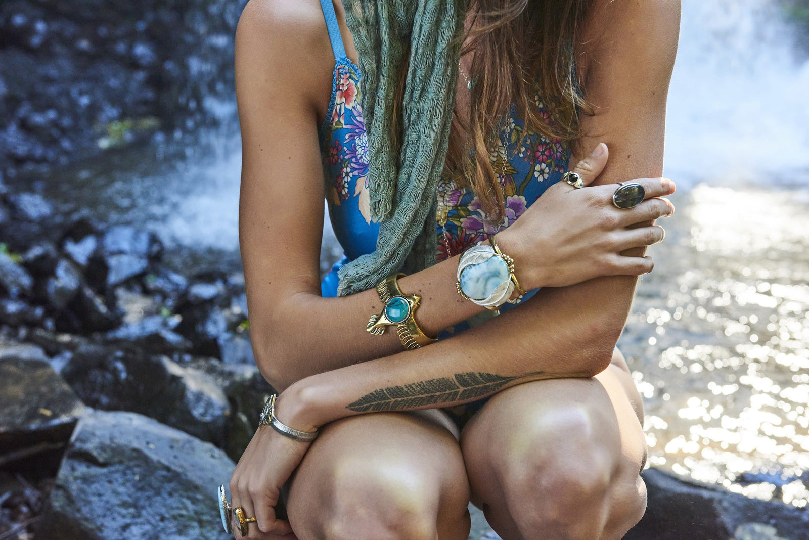 As Above Cuff || Turquoise