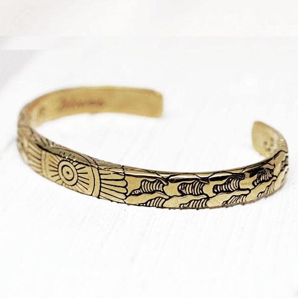 Light Waves Cuff || Men - Bahgsu