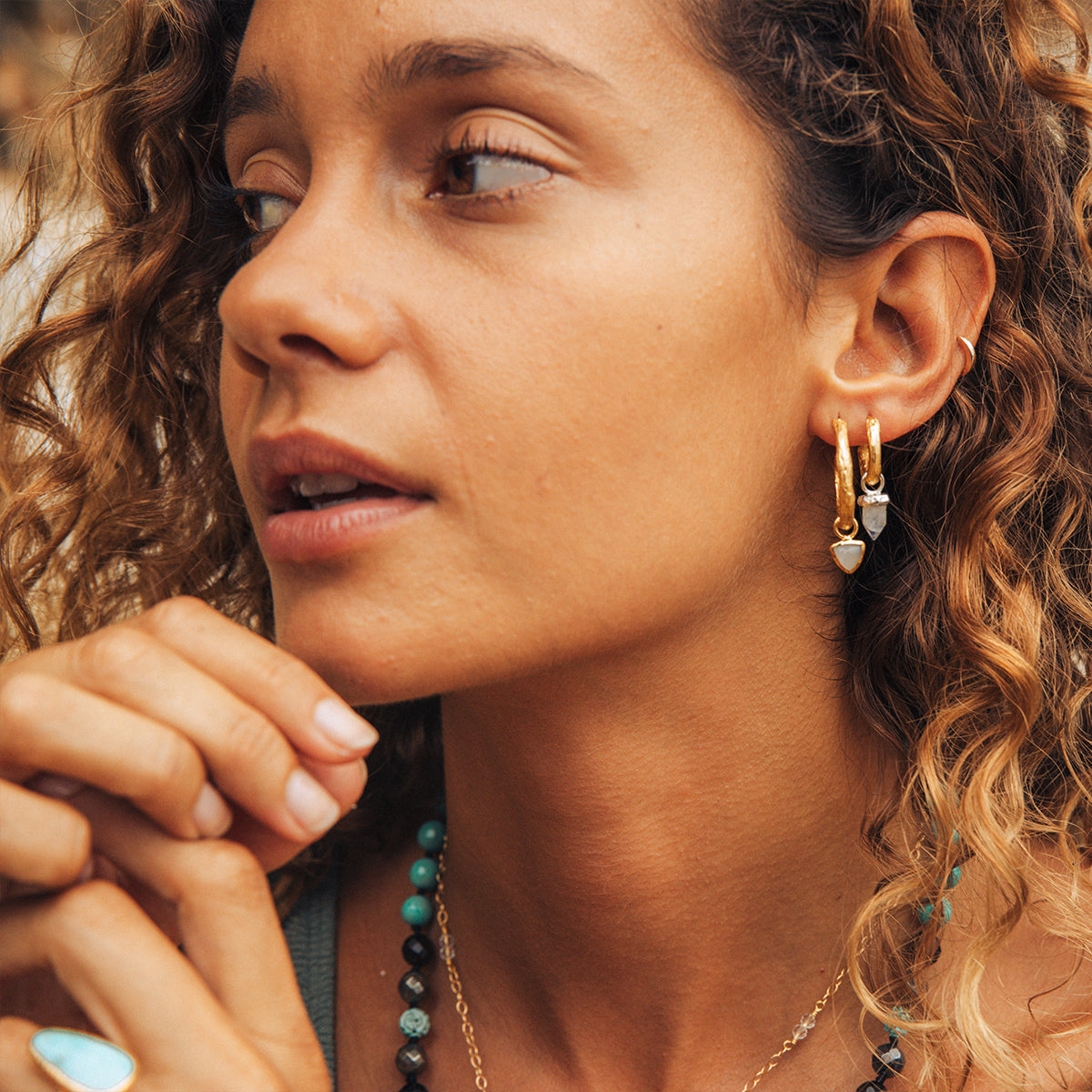 Charmed Hoops : Petit w/ Wand