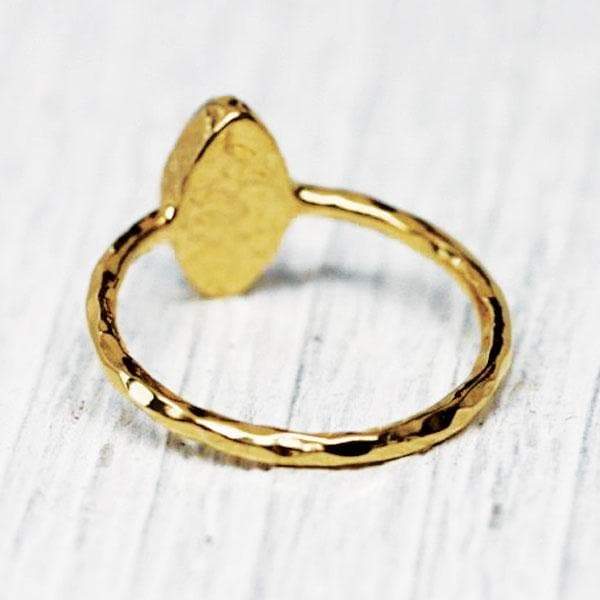 Labradorite Marquise Elfin Ring :: Petit