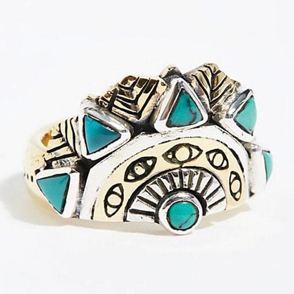 Sunbeam Ring || Turquoise