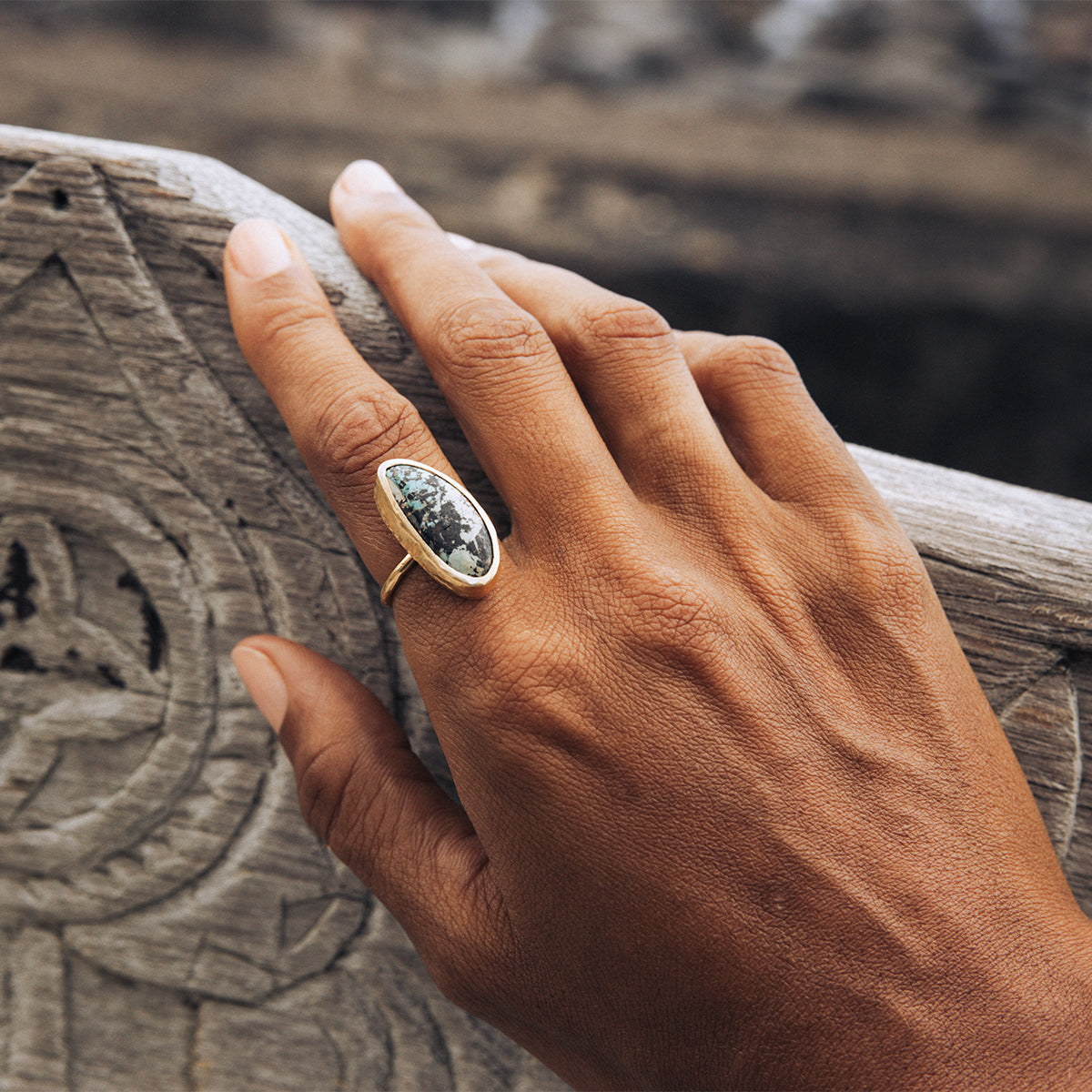 Otteson Turquoise Elfin Ring