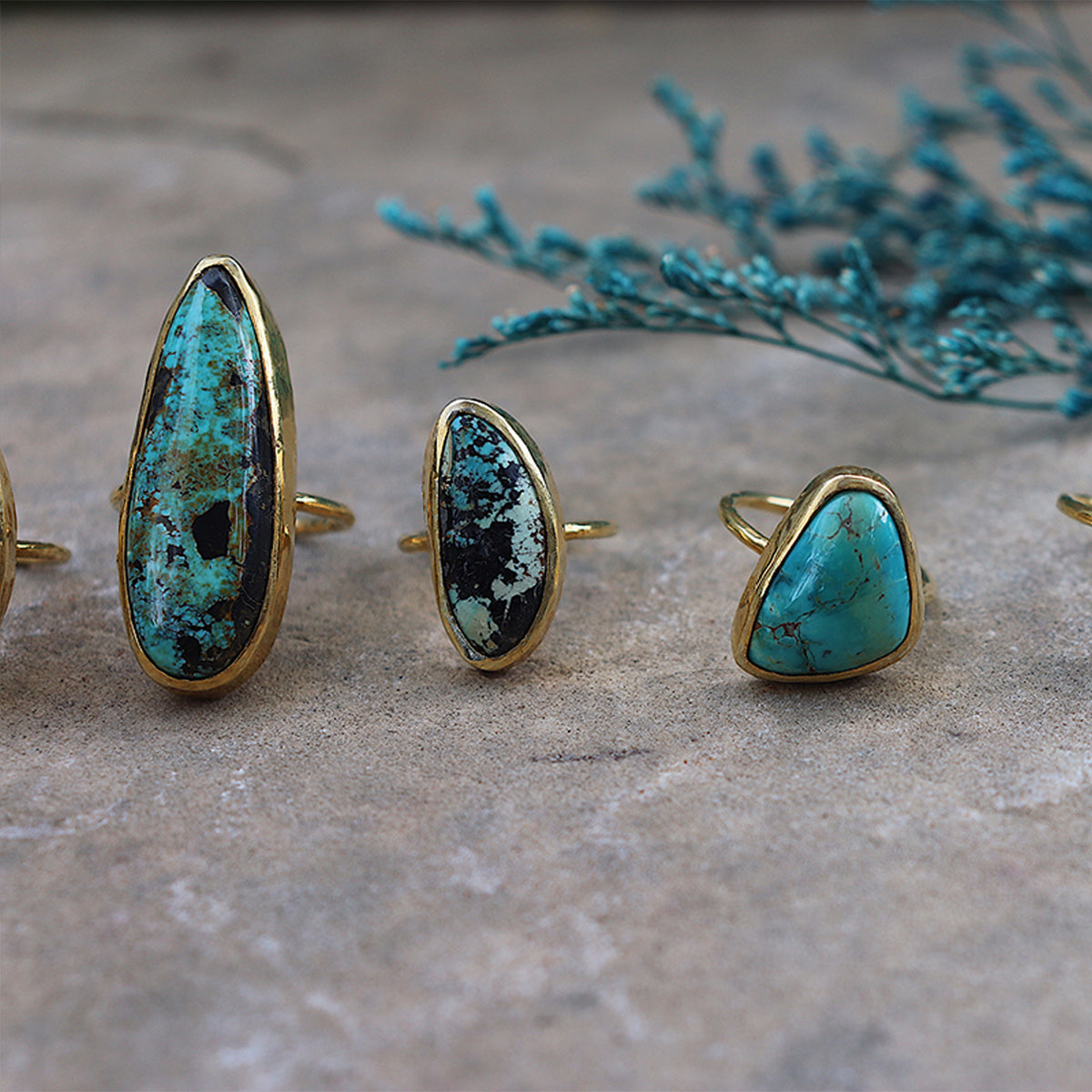 Otteson Turquoise Elfin Ring