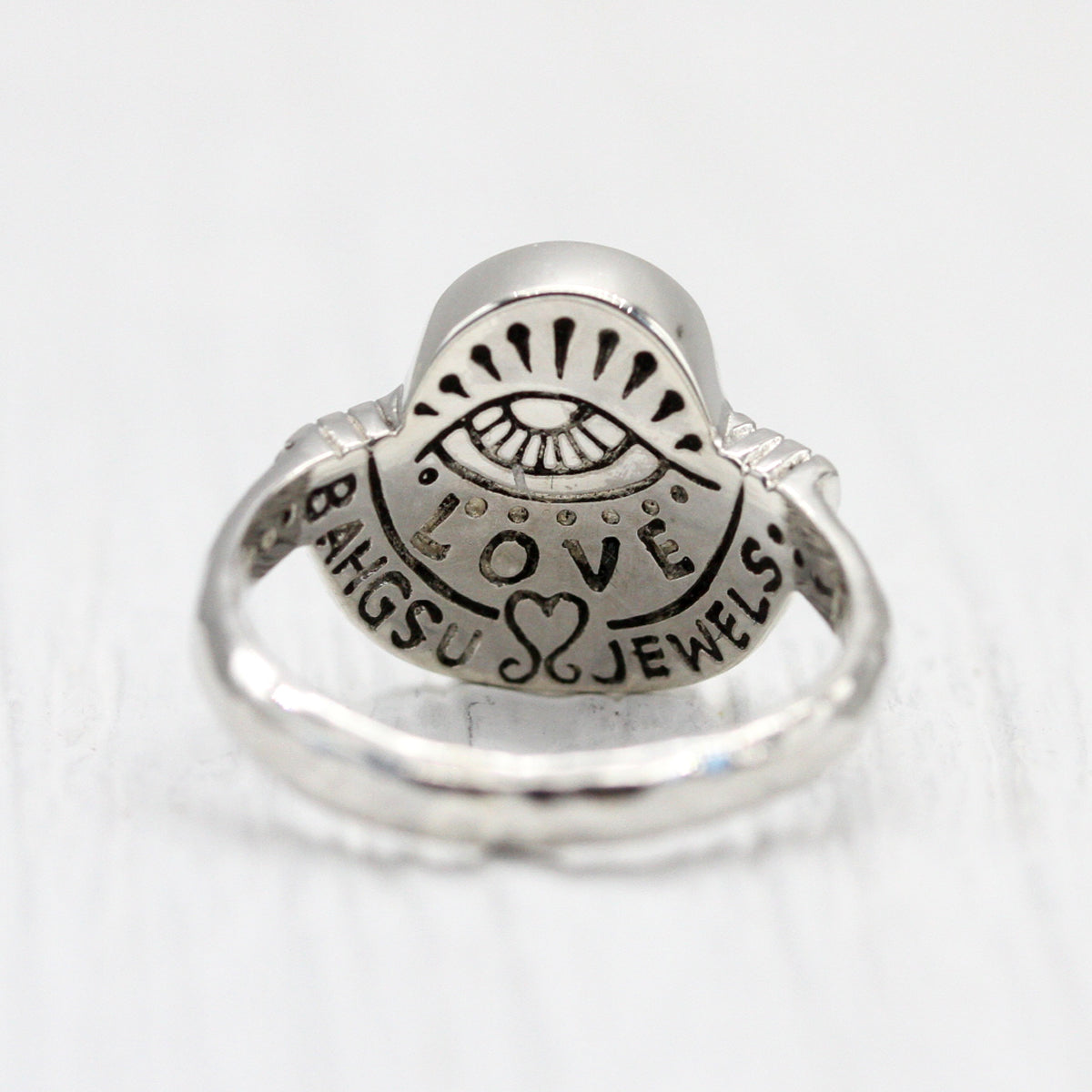 【Bahgsu Jewels】Winged Moonstoneリング Winged Ring || Moonstone - Bahgsu