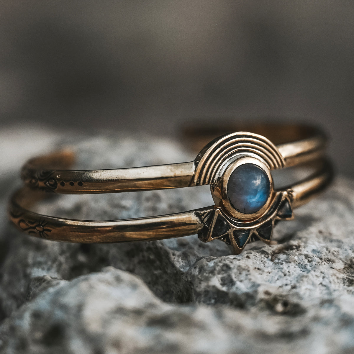 Be Open Cuff || Moonstone