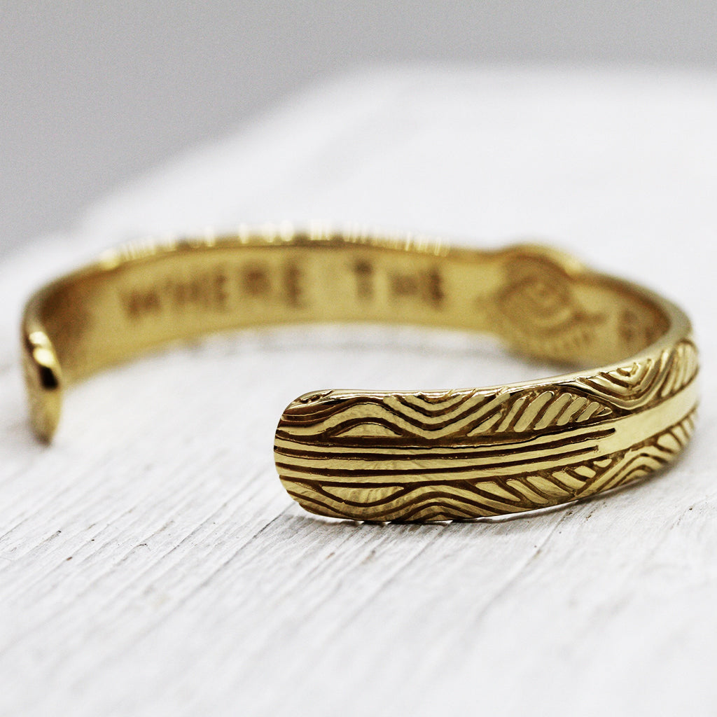 サーファー/ストリート人気【Bahgsu Jewels】Three s Cuff Trevor Hall x Bahgsu Jewels || Three Rivers Cuff