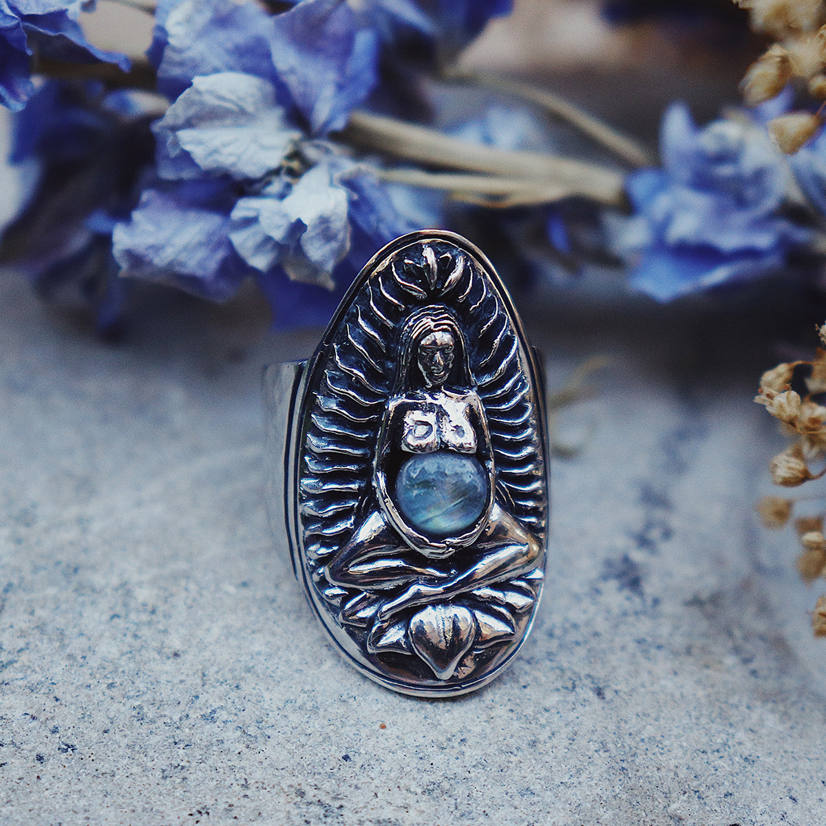 Goddess Ring || Sterling Silver