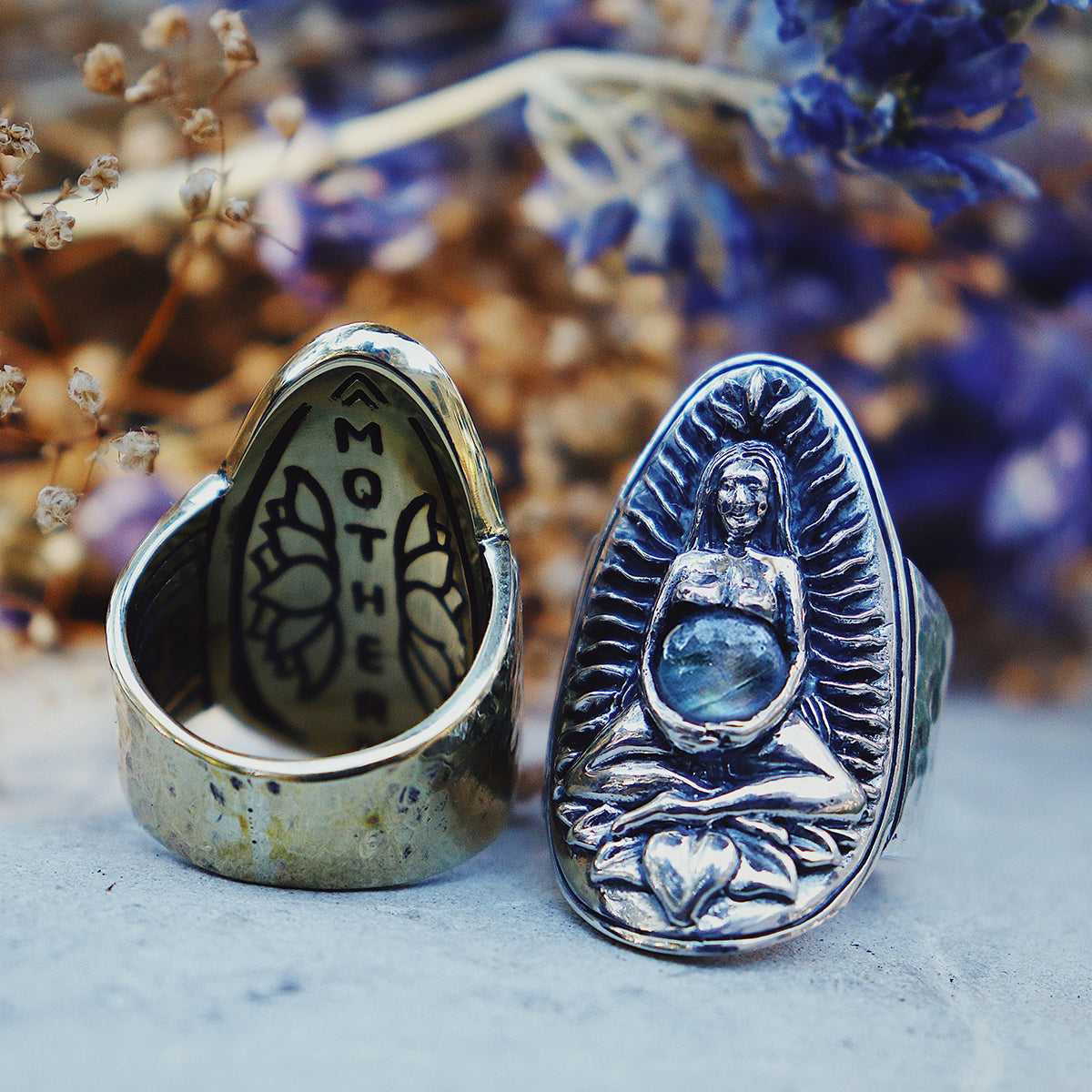 Goddess Ring || Sterling Silver - Bahgsu Jewels