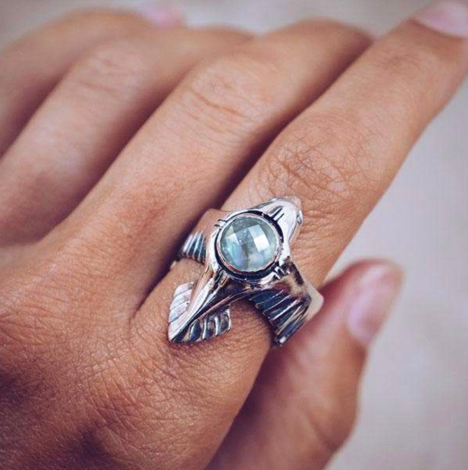 As Above Ring :: Moonstone