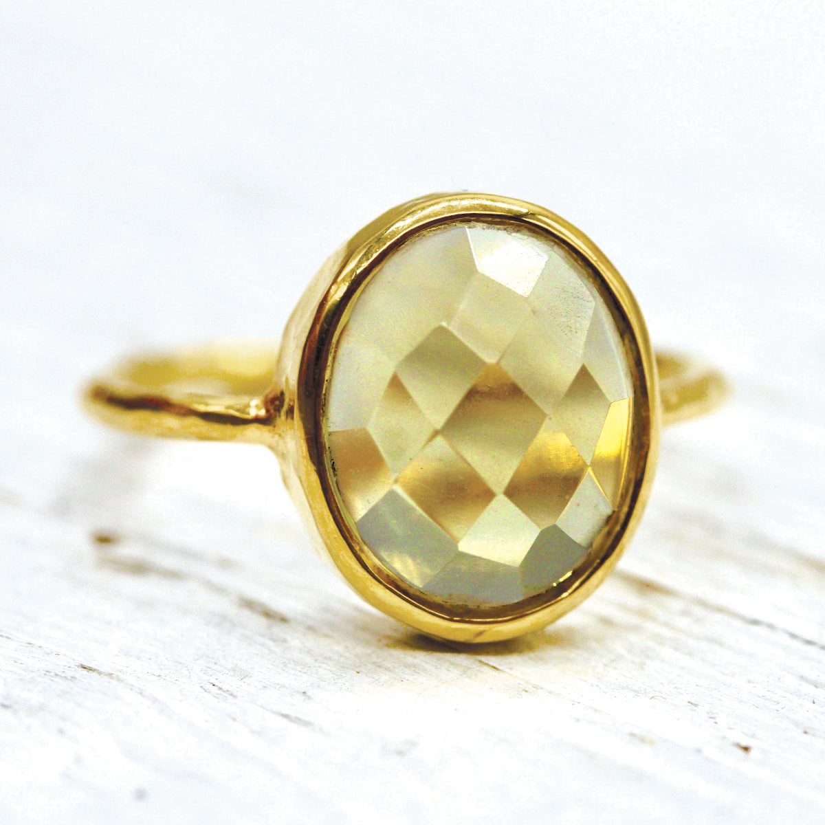 Citrine Elfin Ring