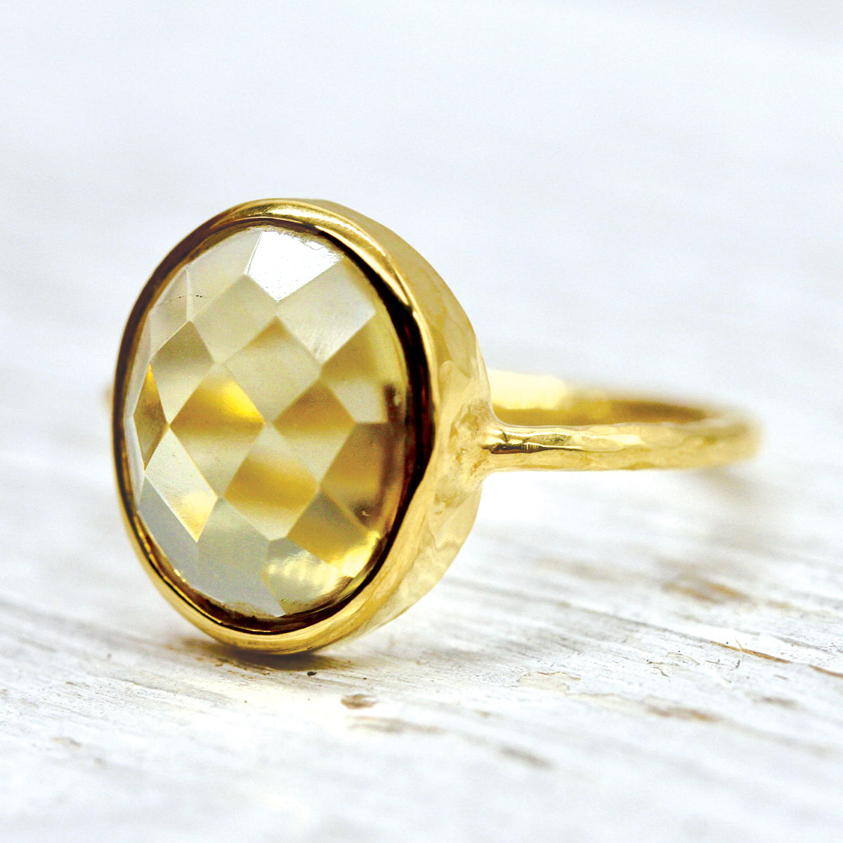 Citrine Elfin Ring