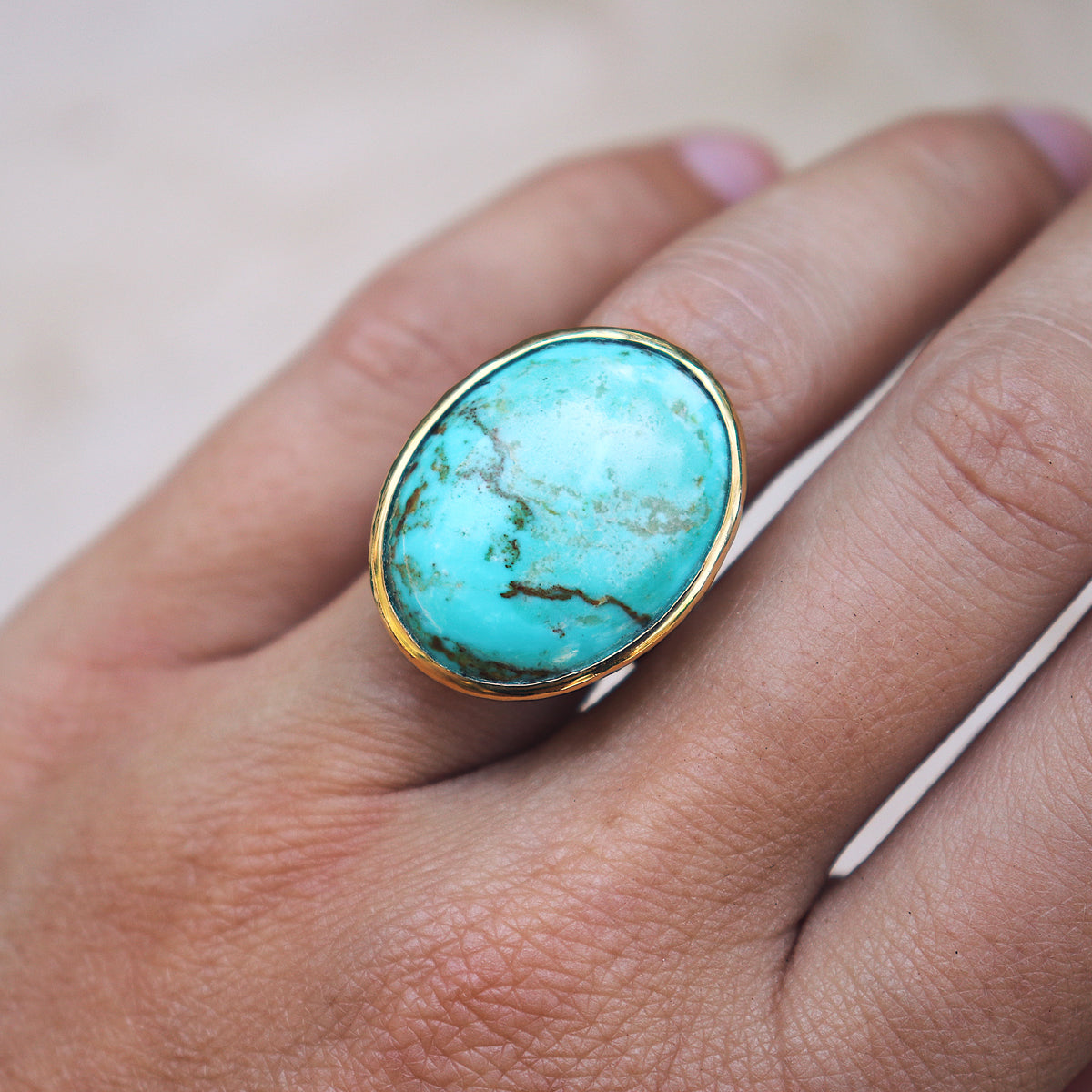 Castle Dome Turquoise Ring